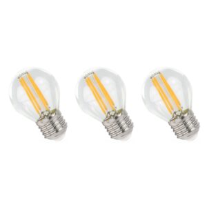 Spectrum LED Lamp E27 5.5W 230V - 660 Lumen - 2700K Warm wit - Gezellig licht - Energiezuinig - 3 stuks