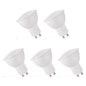 Spectrum LED Lamp GU10 1.5W - 230V - 120 Lumen - 3000K Warm Wit - Gezellig licht - Energiezuinig - 5 stuks