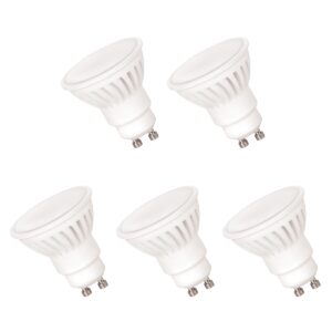 Spectrum LED Lamp GU10 10W - 230V - 830 Lumen - 3000K Warm Wit - Gezellig licht - Energiezuinig - 5 stuks
