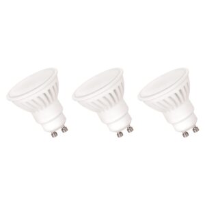 Spectrum LED Lamp GU10 230V 10W - 930 Lumen - 6000K Koud wit - Helder daglicht - Energiezuinig - 3 stuks