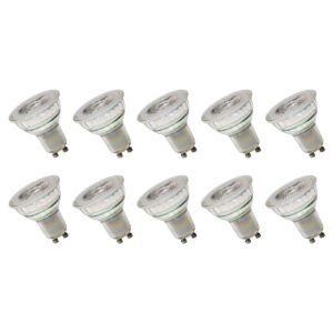Spectrum LED Lamp GU10 230V 5,5W - 475 Lumen - 3000K Warm wit - Gezellig licht - Dimbaar - Energiezuinig - 10 stuks