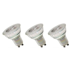 Spectrum LED Lamp GU10 230V 5,5W - 475 Lumen - 3000K Warm wit - Gezellig licht - Dimbaar - Energiezuinig - 3 stuks