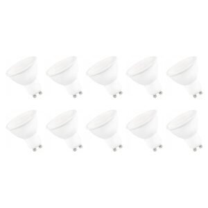 Spectrum LED Lamp GU10 230V 9W - 820 Lumen - 3000K Warm wit - Gezellig licht - Energiezuinig - 10 stuks