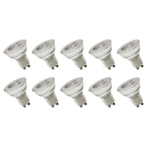 Spectrum LED Lamp GU10 3.5W - 230V - 265 Lumen - 3000K Warm Wit - Gezellig licht - Energiezuinig - 10 stuks