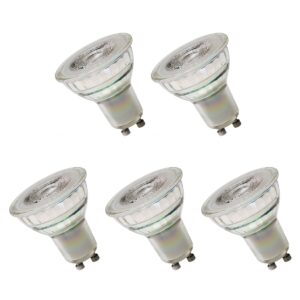 Spectrum LED Lamp GU10 3.5W - 230V - 265 Lumen - 3000K Warm Wit - Gezellig licht - Energiezuinig - 5 stuks