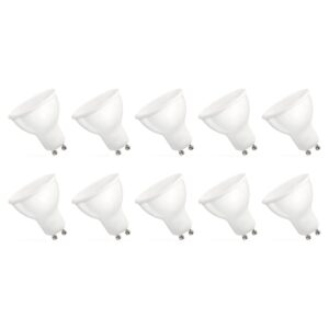 Spectrum LED Lamp GU10 4W - 230V - 300 Lumen - 3000K Warm Wit - Gezellig licht - Energiezuinig - 10 stuks