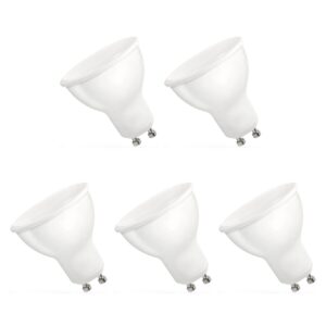 Spectrum LED Lamp GU10 4W - 230V - 300 Lumen - 3000K Warm Wit - Gezellig licht - Energiezuinig - 5 stuks