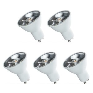 Spectrum LED Lamp GU10 6W - 230V - 430 Lumen - 3000K Warm Wit - Gezellig licht - Energiezuinig - 5 stuks