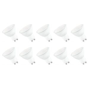 Spectrum LED Lamp GU10 6W - 230V - 520 Lumen - 4000K Neutraal Wit - Natuurlijk licht - Energiezuinig - 10 stuks