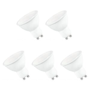 Spectrum LED Lamp GU10 6W - 230V - 520 Lumen - 4000K Neutraal Wit - Natuurlijk licht - Energiezuinig - 5 stuks