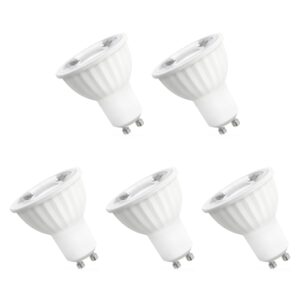 Spectrum LED Lamp GU10 6W - 230V - 530 Lumen - 4000K Neutraal Wit - Natuurlijk licht - Energiezuinig - 5 stuks