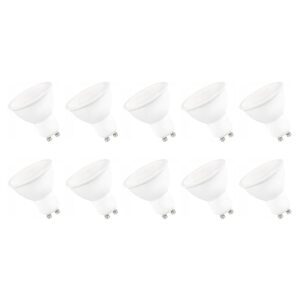 Spectrum LED Lamp GU10 9W - 230V - 840 Lumen - 4000K Neutraal Wit - Natuurlijk licht - Energiezuinig - 10 stuks