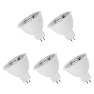 Spectrum LED Lamp GU5.3 12V 6W - 450 Lumen - 6000K Koud wit - Helder daglicht - Energiezuinig - 5 stuks