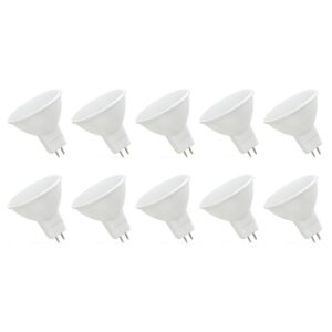 Spectrum LED Lamp GU5.3 4W - 12V - 410 Lumen - 3000K Warm Wit - Gezellig licht - Energiezuinig - 10 stuks