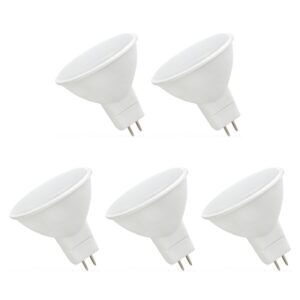 Spectrum LED Lamp GU5.3 4W - 12V - 415 Lumen - 4000K Neutraal Wit - Natuurlijk licht - Energiezuinig - 5 stuks