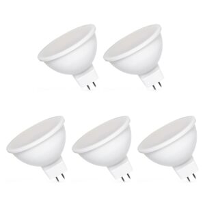 Spectrum LED Lamp GU5.3 6W - 12V - 570 Lumen - 4000K Neutraal Wit - Natuurlijk licht - Energiezuinig - 5 stuks