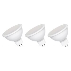 Spectrum LED Lamp GU5.3 6W - 12V - 580 Lumen - 3000K Warm Wit - Gezellig licht - Energiezuinig - 3 stuks