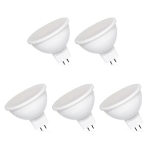 Spectrum LED Lamp GU5.3 6W - 12V - 580 Lumen - 3000K Warm Wit - Gezellig licht - Energiezuinig - 5 stuks