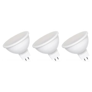 Spectrum LED Lamp GU5.3 6W - 12V - 590 Lumen - 6000K Koud wit - Helder daglicht - Energiezuinig - 3 stuks