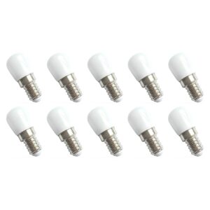 Spectrum LED Miniatuur Lamp E14 1.5W - 230V - 140 Lumen - 3000K Warm wit - Gezellig licht - Energiezuinig - 10 stuks