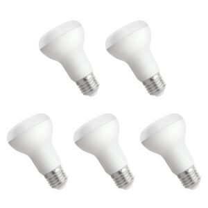 Spectrum LED Reflectorlamp E27 8W - 230V - 715 Lumen - 4000K Neutraal Wit - Natuurlijk Licht - Energiezuinig - 5 stuks