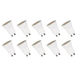 Spectrum LED Spot GU10 2W - 230V - 150 Lumen - 4000K Neutraal Wit - Natuurlijk Licht - Energiezuinig - 10 stuks