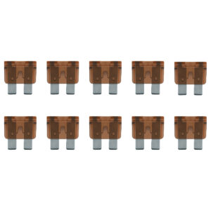 Standaard Auto Steekzekeringen 7.5A 32V - Bruin - Geschikt voor Auto/Camper/Boot - Per 10 stuk(s)