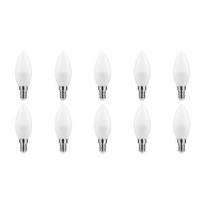 Technik E14 LED Lamp 4.9W - 490lm - 4000K - Neutraal Wit - LED Kaarslamp B35 - Vervangt 45W Halogeen Gloeilamp - 10 stuks