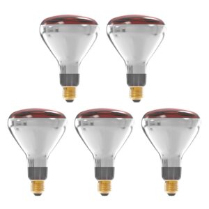 Technik E27 Infraroodlamp Dimbaar 250W - Half Infrarood Lamp R125 - 5 stuks