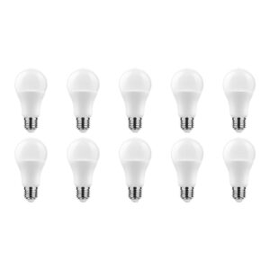 Technik E27 LED Lamp 13.7W - 1350lm - 2700K - Warm Wit - LED Globe A60 - Vervangt 91W Halogeen Gloeilamp - 10 stuks