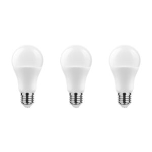 Technik E27 LED Lamp 13.7W - 1350lm - 6000K - Daglicht Wit - LED Globe A60 - Vervangt 91W Halogeen Gloeilamp - 3 stuks