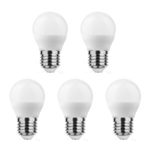 Technik E27 LED Lamp 4.9W - 470lm - 4000K - Neutraal Wit - LED Globe Mini P45 - Vervangt 40W Halogeen Gloeilamp - 5 stuks
