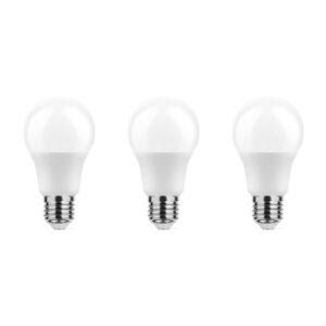 Technik E27 LED Lamp 8.8W - 806lm - 4000K - Neutraal Wit - LED Globe A60 - Vervangt 60W Halogeen Gloeilamp - 3 stuks
