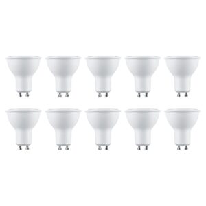 Technik GU10 LED Lamp 7W - 520lm - 6000K - Daglicht Wit - LED Spot - Vervangt 45W Halogeen Gloeilamp - 10 stuk