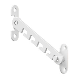 Raamvastzetter en Deurvastzetter 10cm - met Bevestigingsmateriaal - Wit