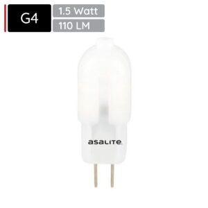 Asalite LED Lamp G4 Fitting - 1.5W = 13W - 110 Lumen - 4000K Neutraal Wit Licht - Niet Dimbaar - Insteeklampje 12V