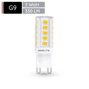 Asalite LED Lamp G9 Fitting - 3W = 30W - 330 Lumen - 4000K Neutraal Wit Licht - Niet Dimbaar - 220-240V -  G9 LED Steeklampje