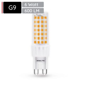 Asalite LED Lamp G9 Fitting - 6W = 50W - 600 Lumen - 4000K Neutraal Wit Licht - Niet Dimbaar - 220-240V -  G9 LED Steeklampje