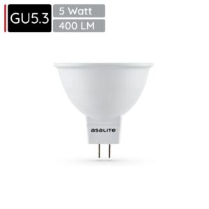 Asalite LED Lamp MR16 GU5.3 Fitting - 5W = 39W - 400 Lumen - 4000K Neutraal Wit Licht - Niet Dimbaar - 12V