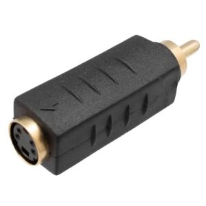 Video Adapter S-Video naar RCA - Koppelstuk - Zwart