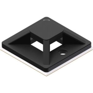 Nylon kabelbindervoet - 30x30 - Zwart - 20 stuks