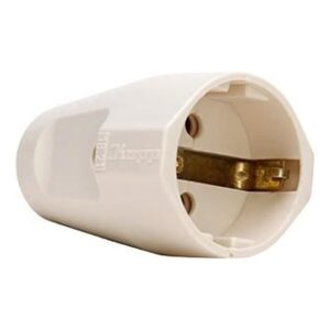 Kopp Randaarde contra stekker - Crème wit