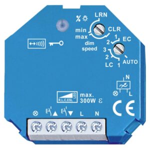 Universele LED Dimmer Unit - Inbouw - 0.1W-100W - 230V - Blauw