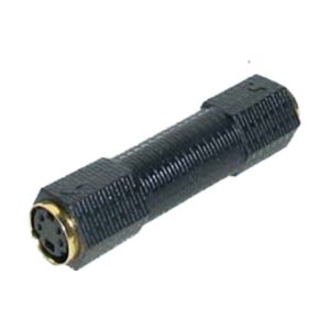 Video Koppelstuk - S-Video (v) naar S-Video (V) - Verguld - Zwart