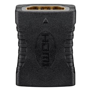 HDMI Koppelstuk - HDMI (v) naar HDMI (v) - Gold plated - Zwart