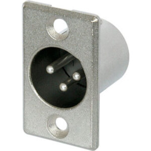 XLR NC3MP Chassisdeel- 3-pins - Mannelijk - Per 1 stuk(s)