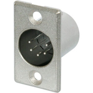 XLR NC5MP Chassisdeel- 5-pins - Mannelijk - Per 1 stuk(s)