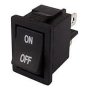 ProRide Wipschakelaar ON-OFF - 3A 230V - met opdruk - 19.5x13 mm - Zwart