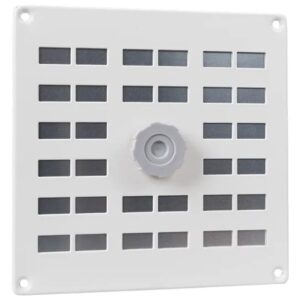 Nedco Schuifrooster 200x200mm - Wit