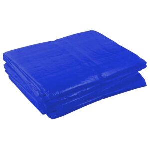 Bouwzeil/afdekzeil - 6x8 meter - 75gr/m² - Blauw